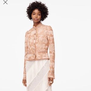 Zara limited edition jacquard jacket